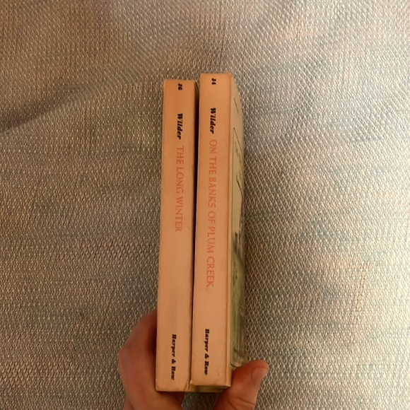 set of 2 Little House on the Prairie Books Laura Ingalls Wilder Vintage 1971 - Picture 2 of 5